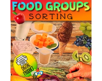 Food Groups Sorting Mats | My Plate | Play Food | Printables | Preschool | PreK Learning | Homeschool