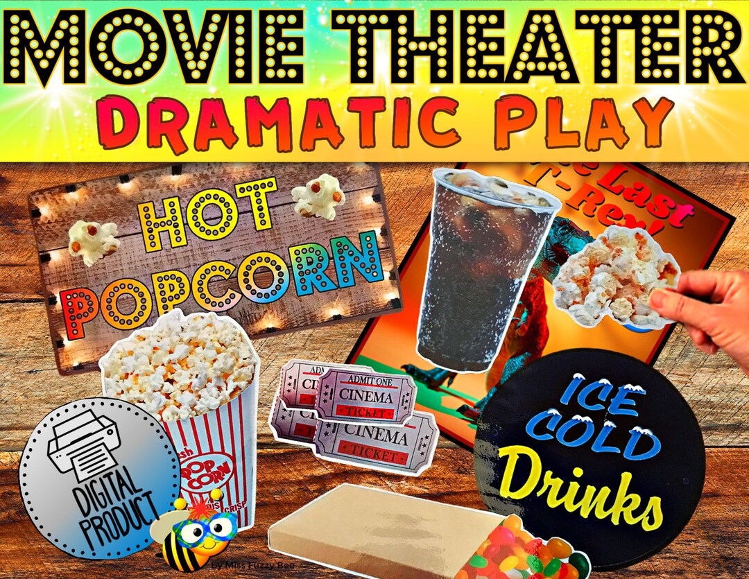 Dramatic Play Movie Theater Pretend Play Movie Theater - Etsy