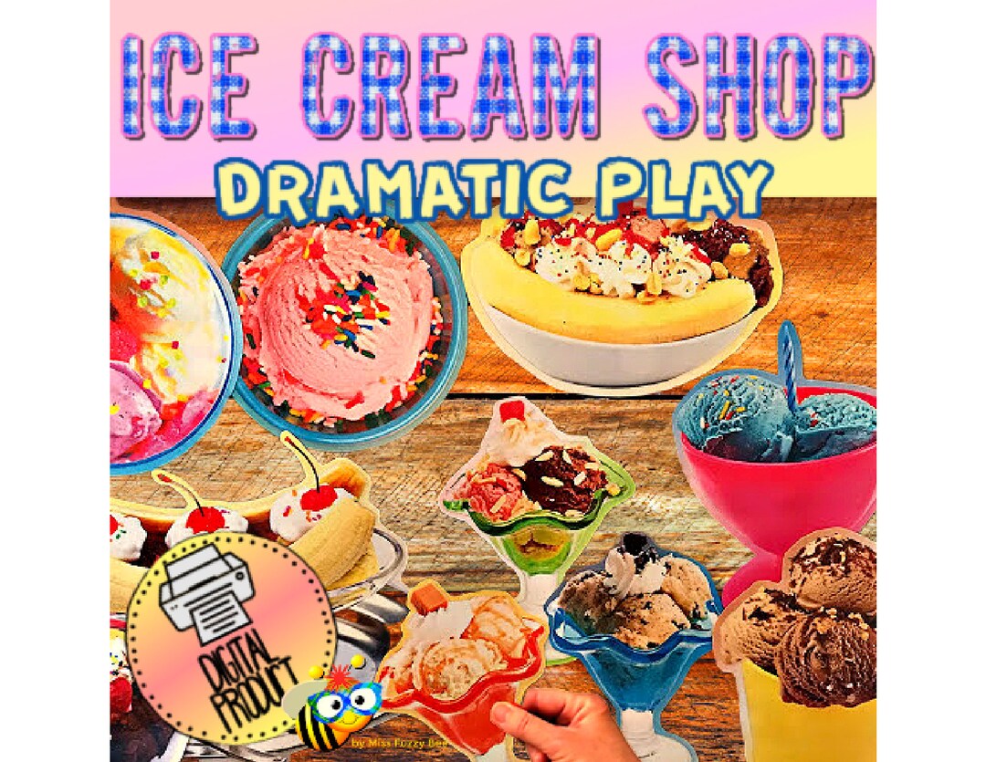 Dramatic Play Ice Cream Stand Ice Cream Stand Pretend Play Bulletin