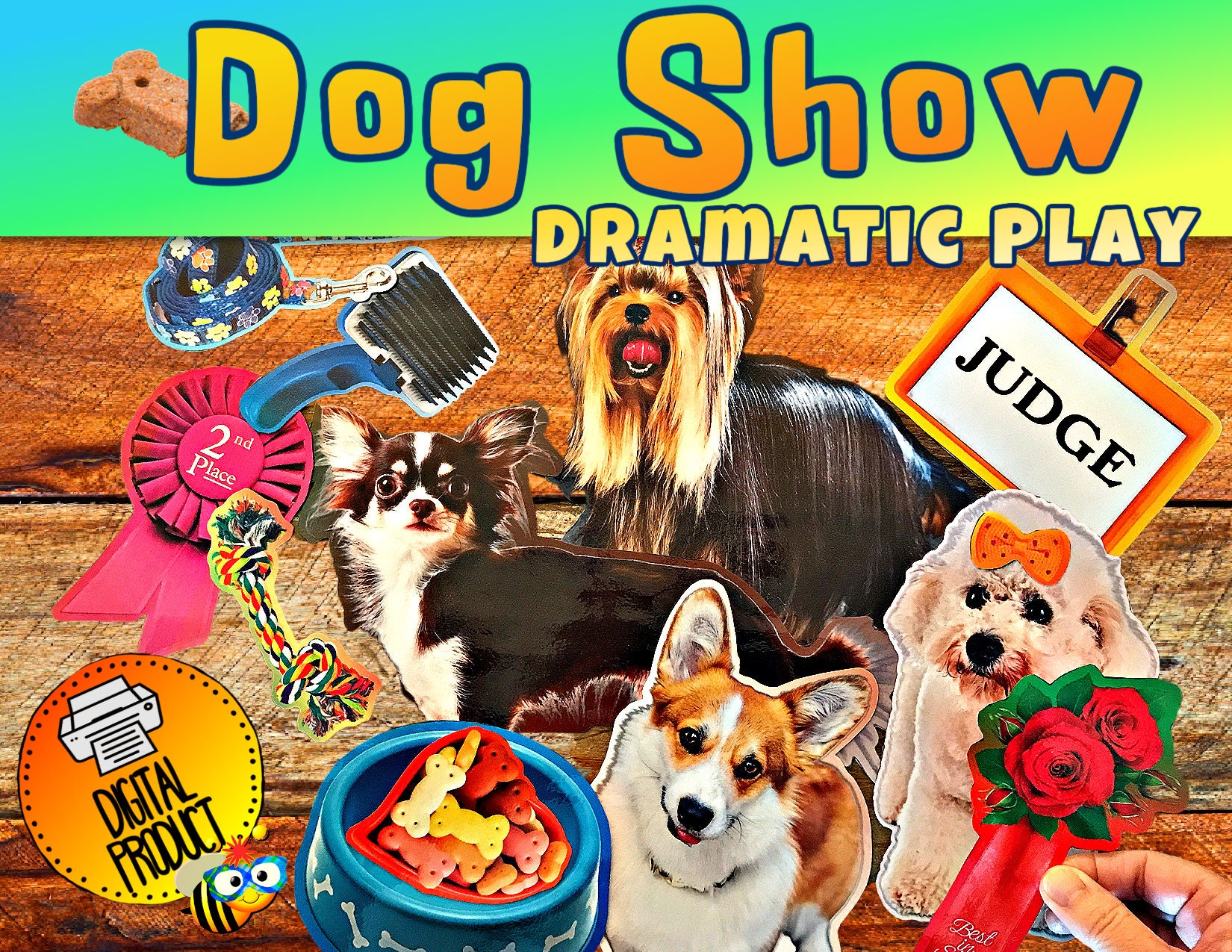 Dramatic Play Dog Show Pretend Play Dogs Printables Etsy