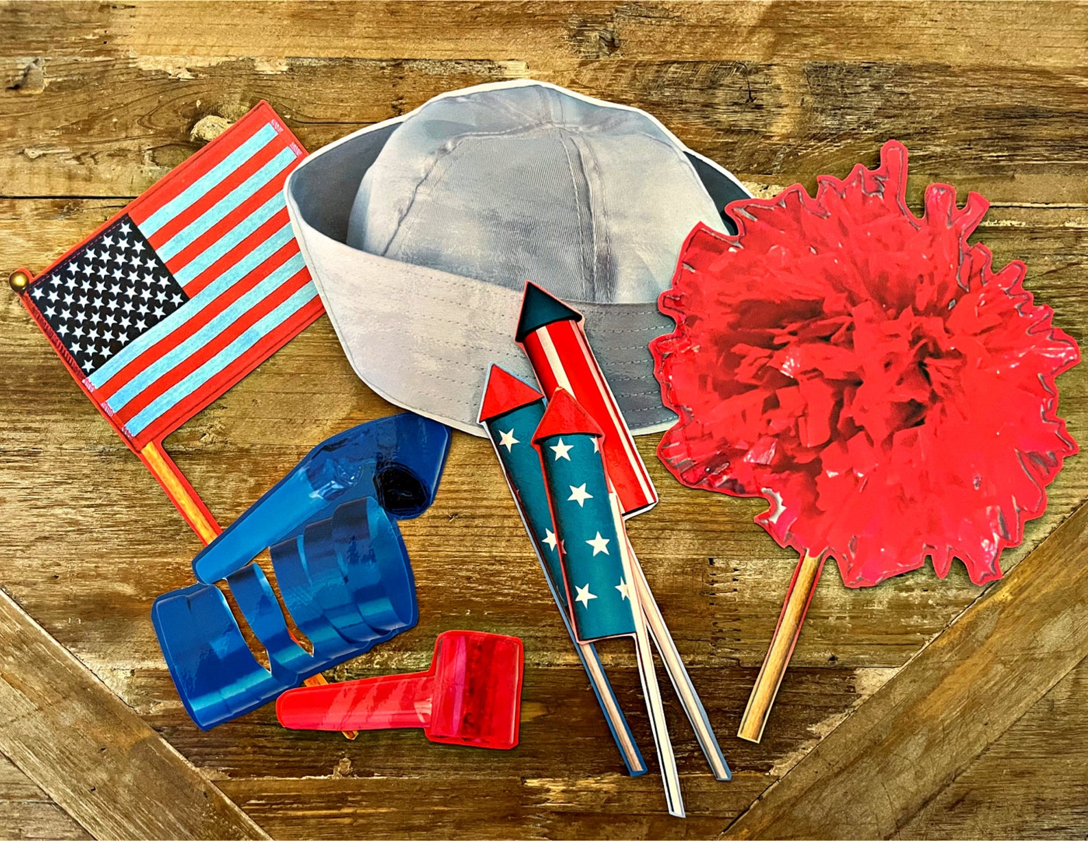 Values Parade Props Patriotic Parade Dramatic Play | Printable | Digital Download | Pretend ...