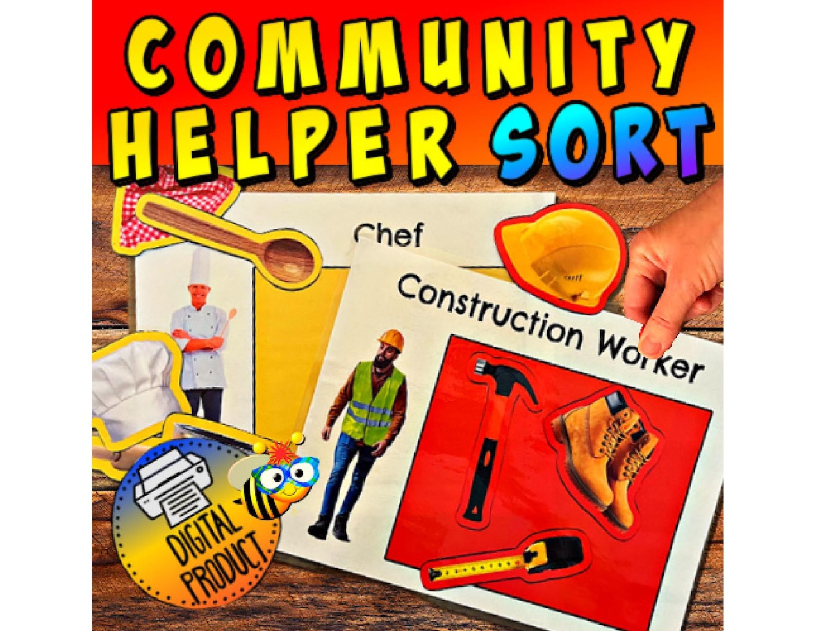Community Helpers Sorting Activity | Community Helpers Theme ...
