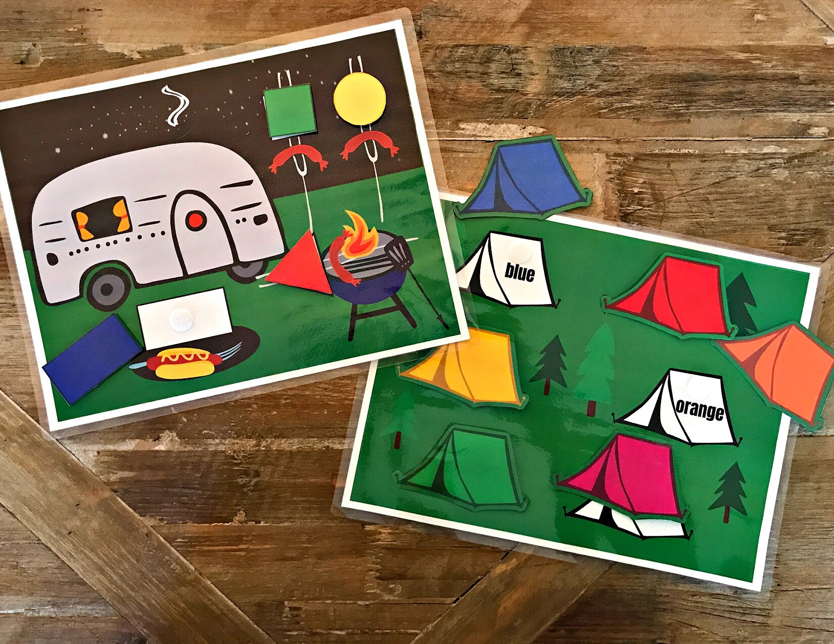 Busy Book Camping | Camping Theme | Camping Activities | Preschool ...