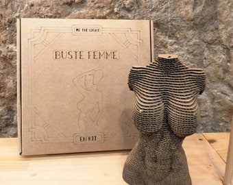 Buste de femme en kit à monter soi-même 3D puzzle DIY