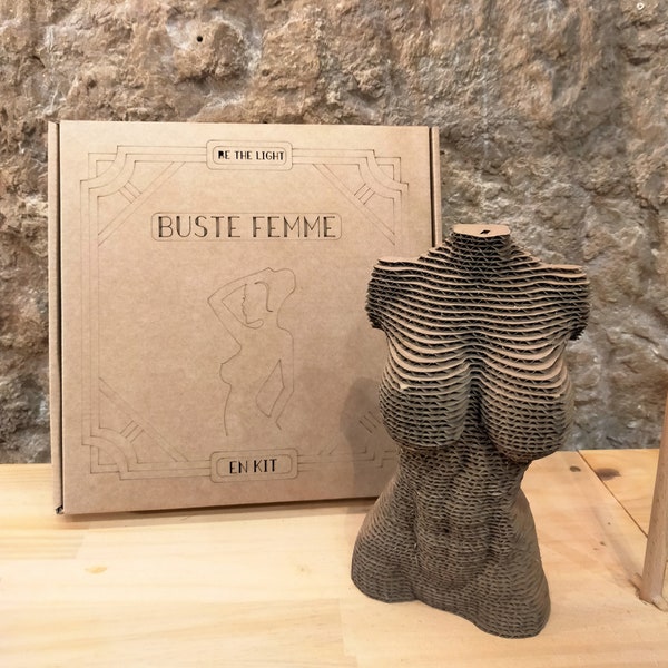 Buste de femme en kit à monter soi-même 3D puzzle DIY