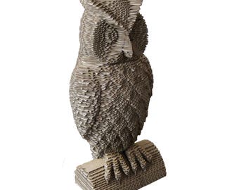 Statue de Hibou chouette sculpture fabrique en france