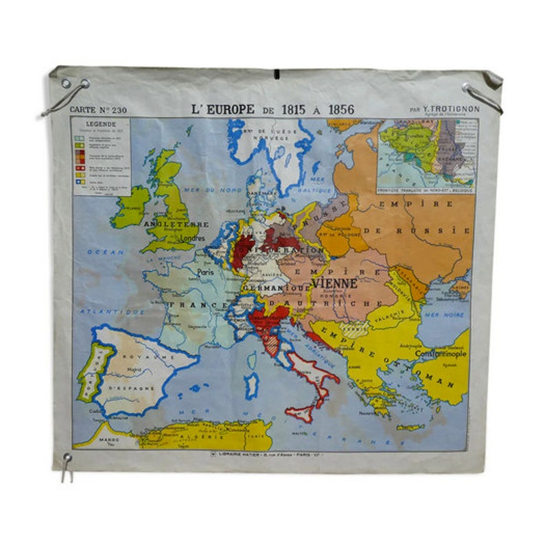 Carte scolaire Hatier de l'Europe // Mappemonde / Europe / Magic'Puce image 1