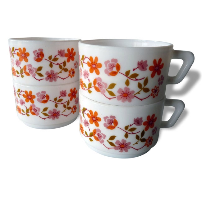 Lot de 4 Tasses à Moka Scania La Marque Arcopal