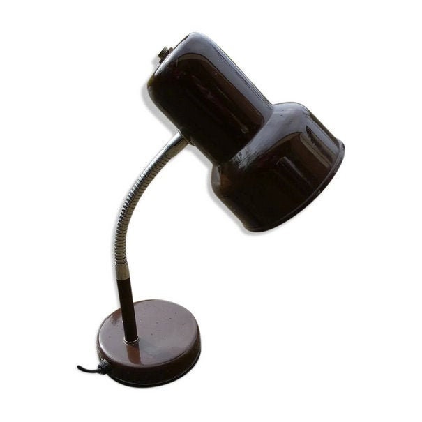 Lampe de Bureau Vintage Marron Articulée // Magic'puce