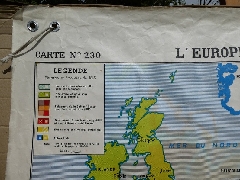 Carte scolaire Hatier de l'Europe // Mappemonde / Europe / Magic'Puce image 3