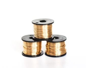 Copper wire 0.4 mm Fuchsia color reel 15 meters
