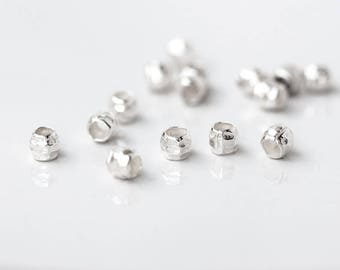 50 jolies Tibetan Silver Barrel Spacer beads-Argent Antique