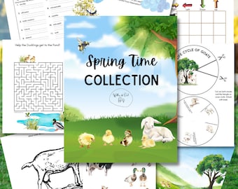 Colección Primavera: ¡Diversión con animales bebés!