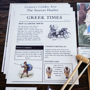 Ancient Greece Explorer Unit Study with Student Activity Book image 5