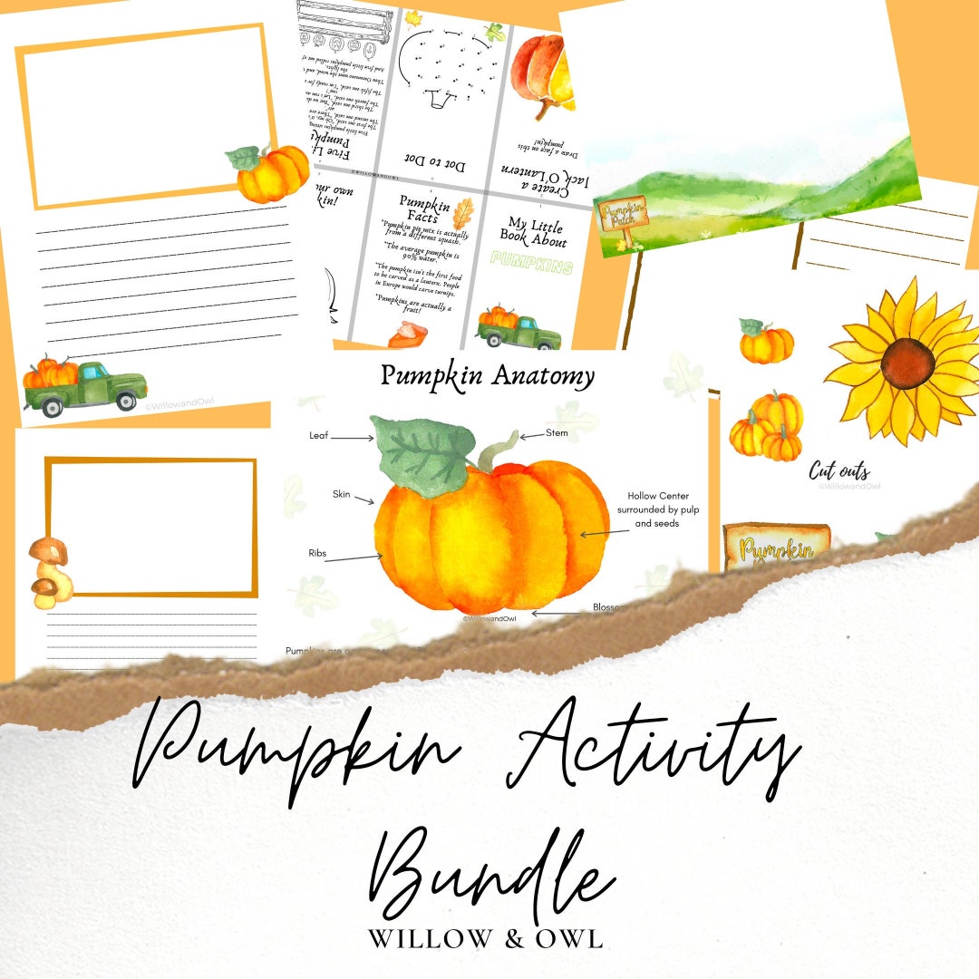 Pumpkin Activity Bundle With Fall Projects, STEM Activities & More! - Etsy