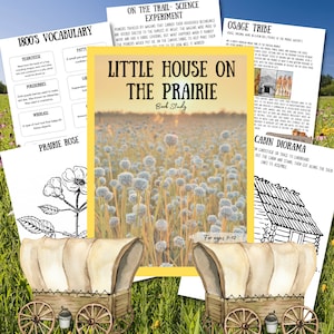 Little House on the Prairie Book Companion Activity Pack Book Study