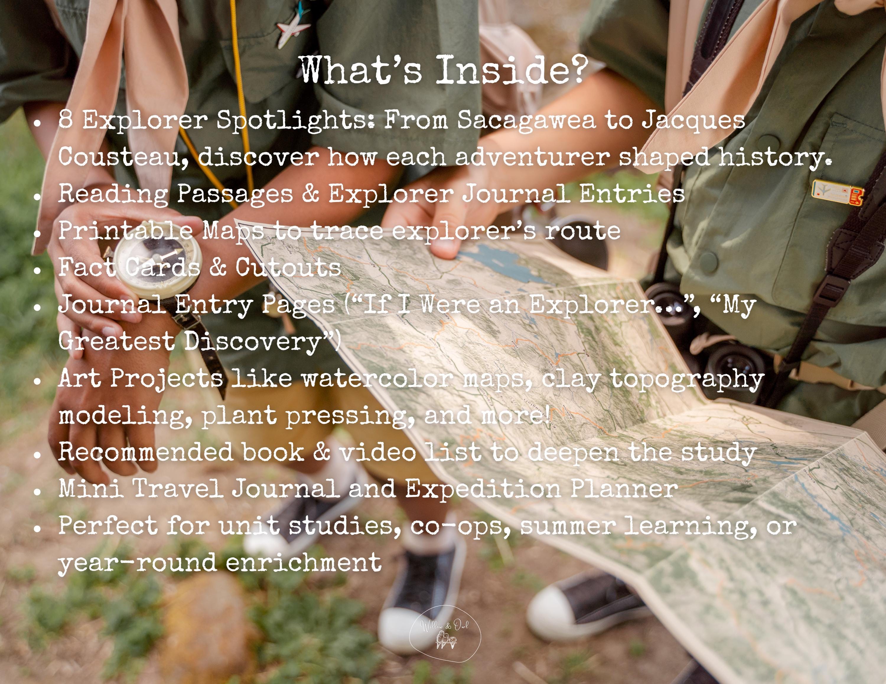 Seekers of the Unknown: True Tales of Exploration Unit Study| Printable ...