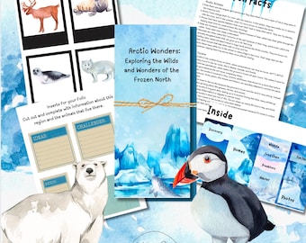 Arctic Wonders Fun Folio: actividad de investigación sobre animales polares