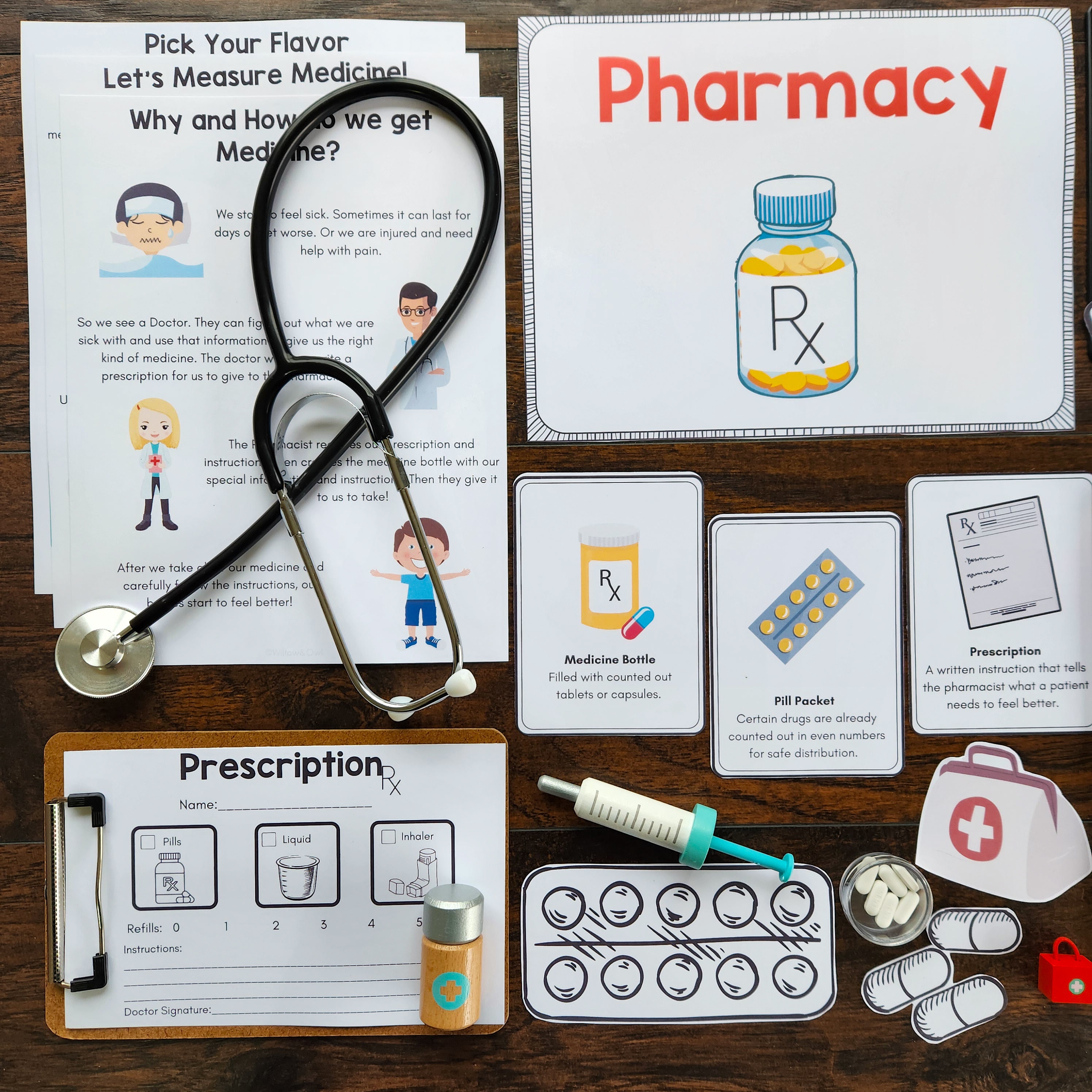 Mini Rph Pharmacist Career Activity Pack - A Mini Lesson on Pharmacists ...