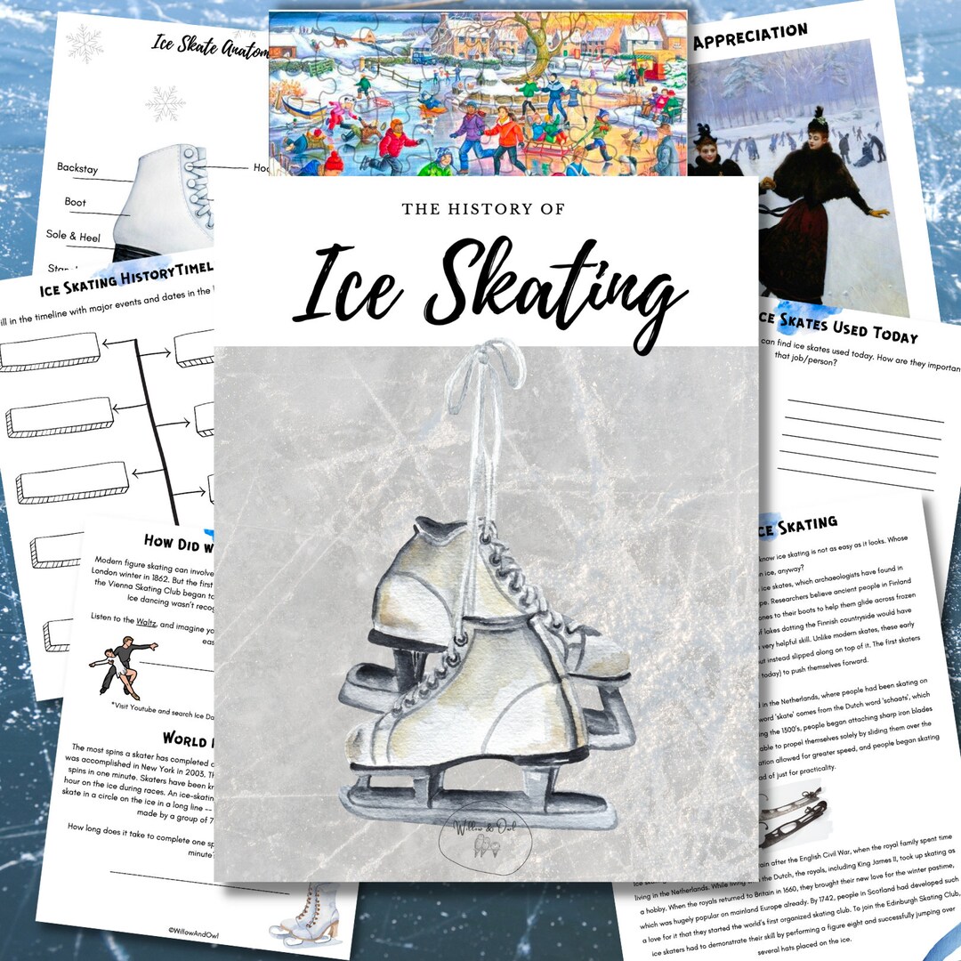 The History of Ice Skating A Mini Unit Study Etsy