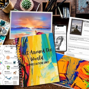 Modern Art Around the World Appreciation Unit | Homeschool Art Unit Study