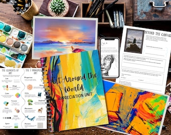 Unidad de apreciación del arte moderno en todo el mundo / Unidad de estudio de arte en el hogar