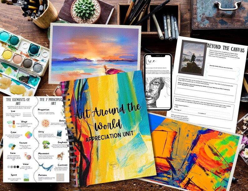 Modern Art Around the World Appreciation Unit | Homeschool Art Unit ...
