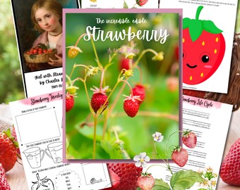 Estudio de unidad sobre fresas / Imprimible para educación en casa