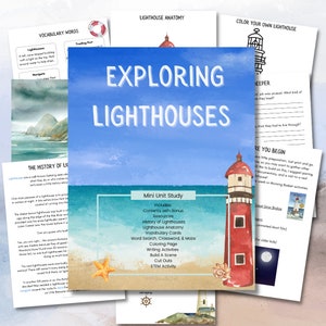 Exploring Lighthouses: A Mini Unit Study with Links | Homeschool Summer Learning
