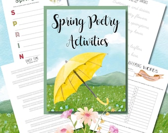 Actividades de poesía de primavera para niños de primaria