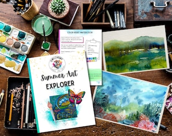 Summer Art Explorer- Art Project Curriculum and Unit Study | Homeschool Art