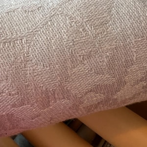 8 yards light blue gray poly blend upholstery fabric