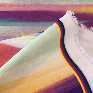 Upholstery BTY rainbow commercial use poly paparazzi jubilee