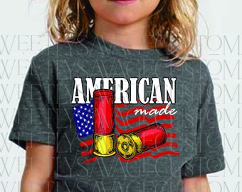 American Made Flag 20gauge PNG, Sublimation, DTF, DTG