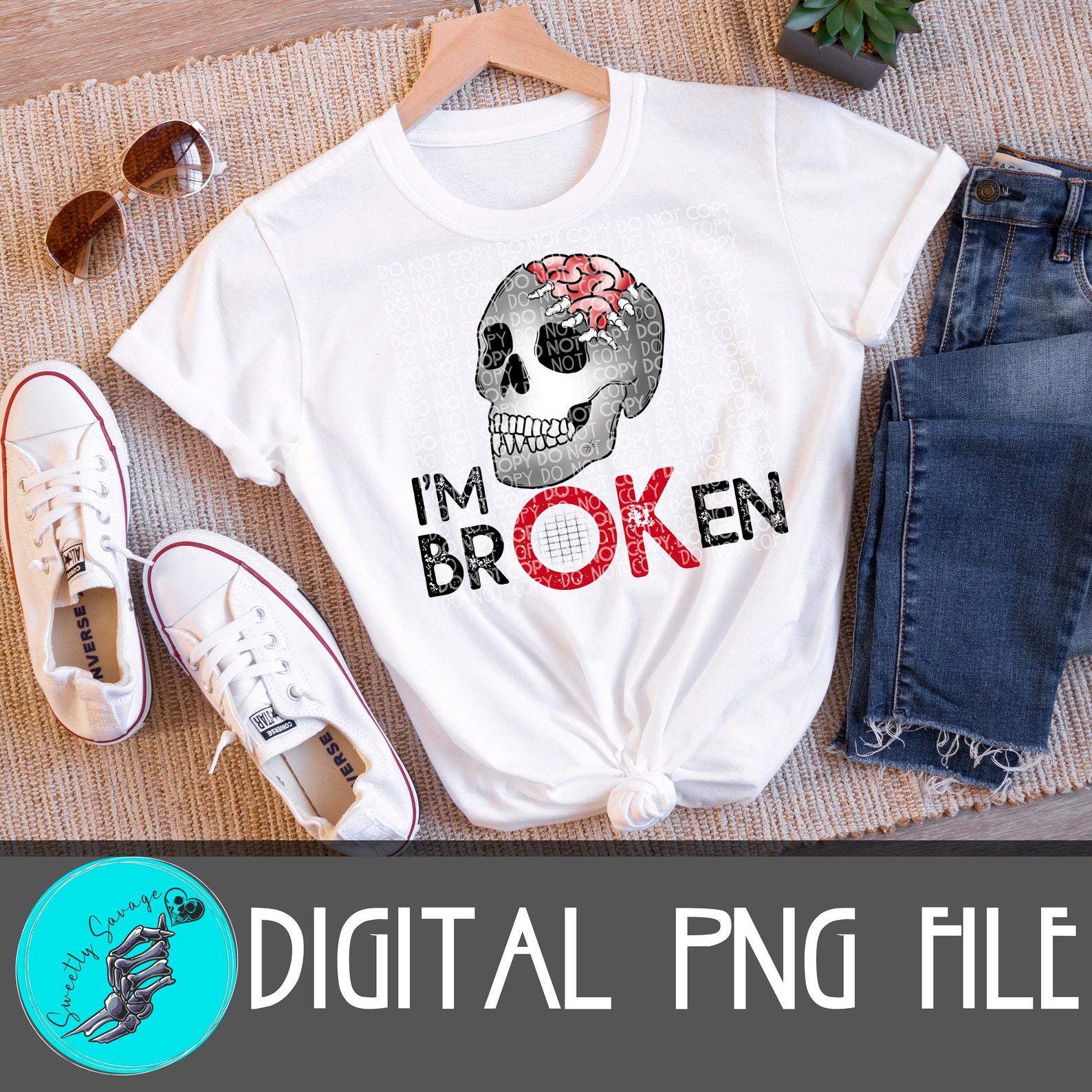 I’m Broken PNG FILE. - Etsy