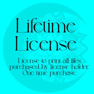 Lifetime Commercial License (all designs)
