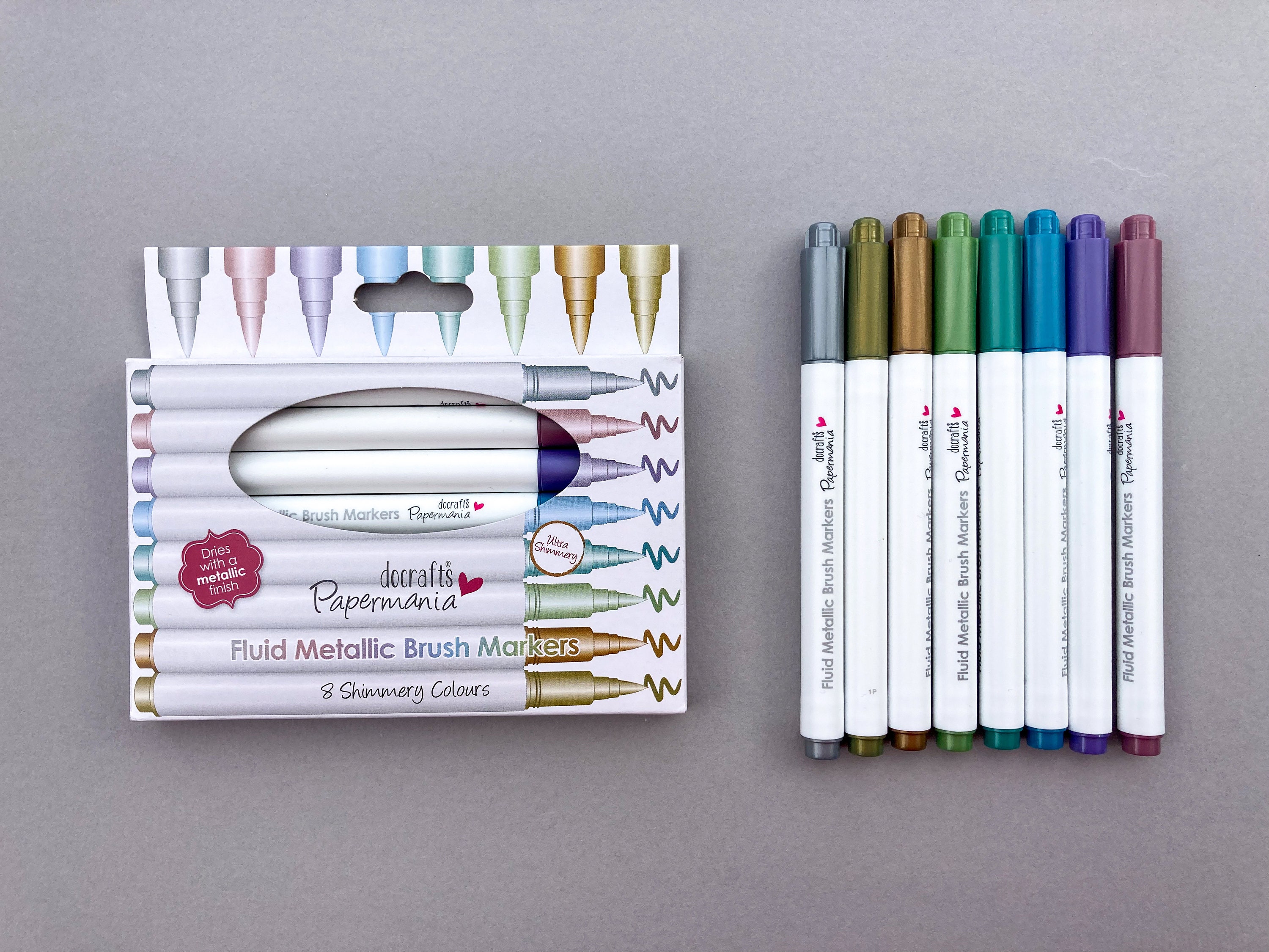 Artline Stix Brush Markers, Pack of 10, Brush Pens for Modern