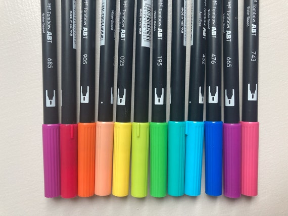 Tombow Brush pen - AB-T Dual Tip Brush and Fine Tip - Bujo