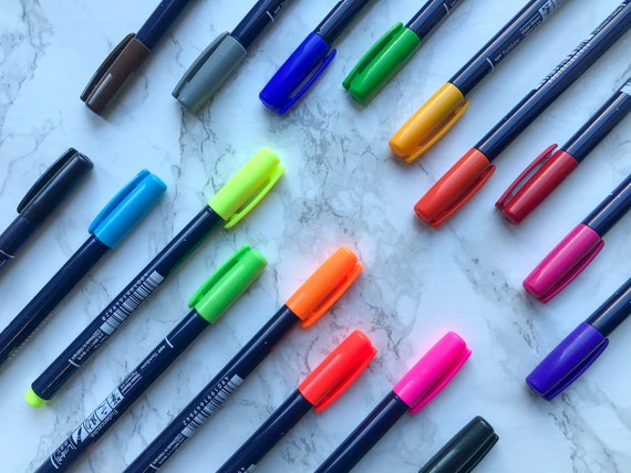 Tombow Fudenosuke Brush Pen Pastel Colors