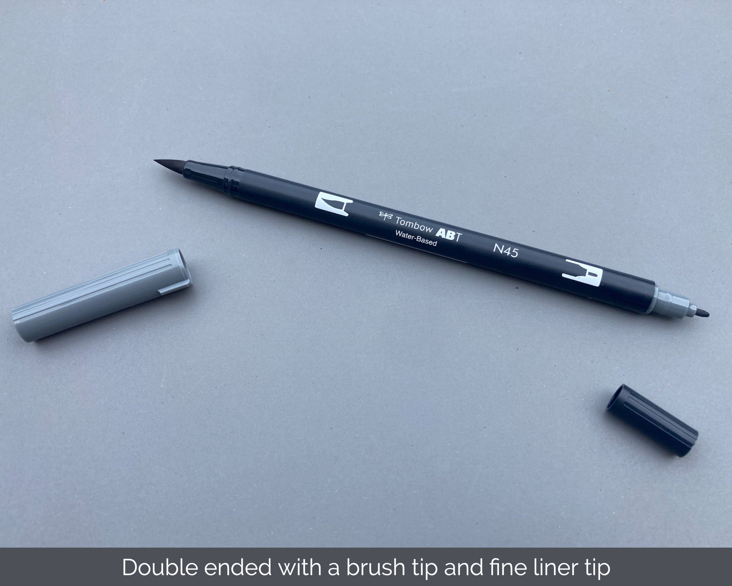 Tombow Dual Brush Pen Set 10/Pkg-Grey Scale
