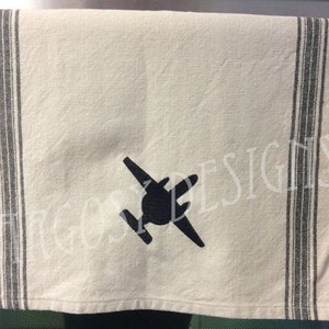 Handmade E-2 Hawkeye Embroidered Kitchen Dish Towel VAW Tea Navy Christmas Gift Pilot nfo