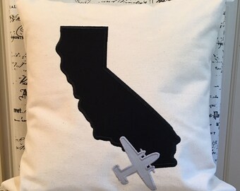 Handmade C-2A Greyhound Pillow: Coronado California Duty Station Gift