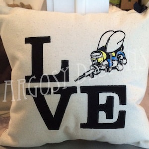 Housse de coussin Seabee faite main : cadeau bataillon de construction de la marine
