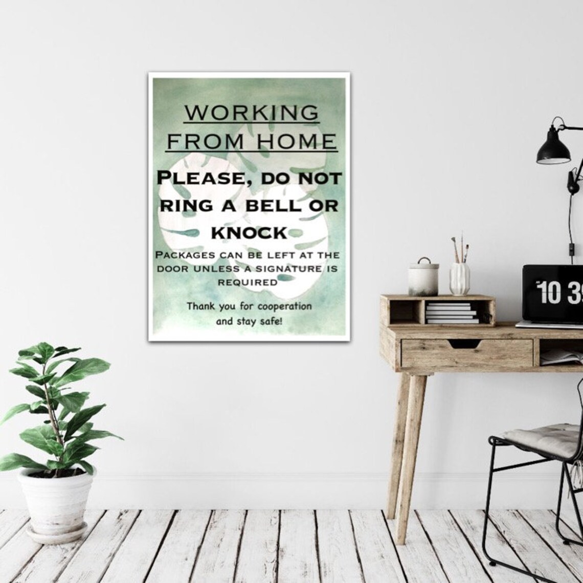 Working from Home Door Sign Printable Poster JPEG format Etsy Working from Home Door Sign Printable Poster JPEG format Etsy