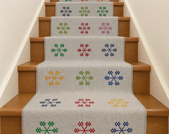 4x19 Runner Rug Handmade Vintage Turkish Kilim HALLWAY Decor Wool Minimal Stair Runner - Unused