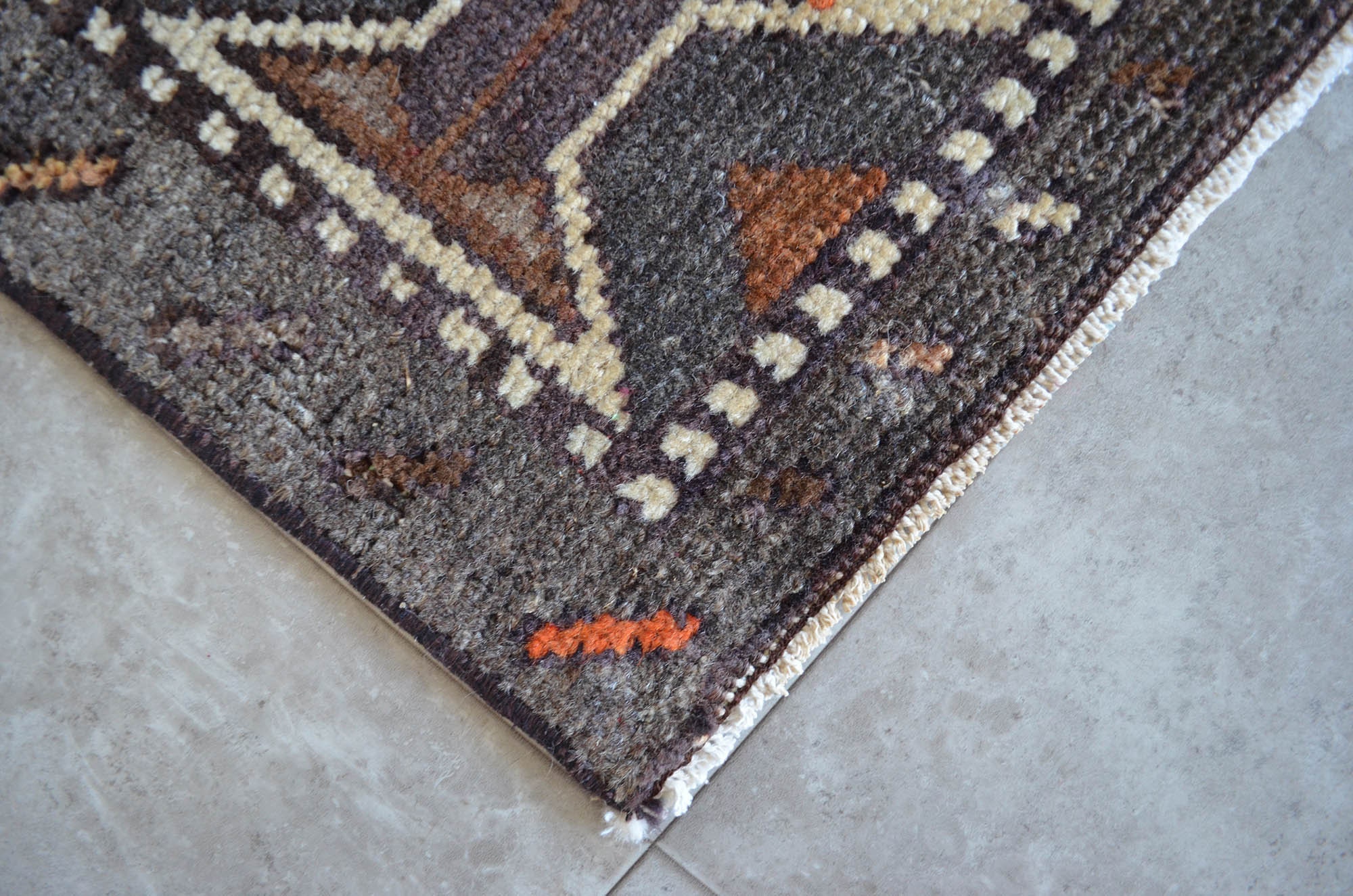 2x3 Rug Front of Bathroom Sink Rug Hand Knotted Small Rug Etsy