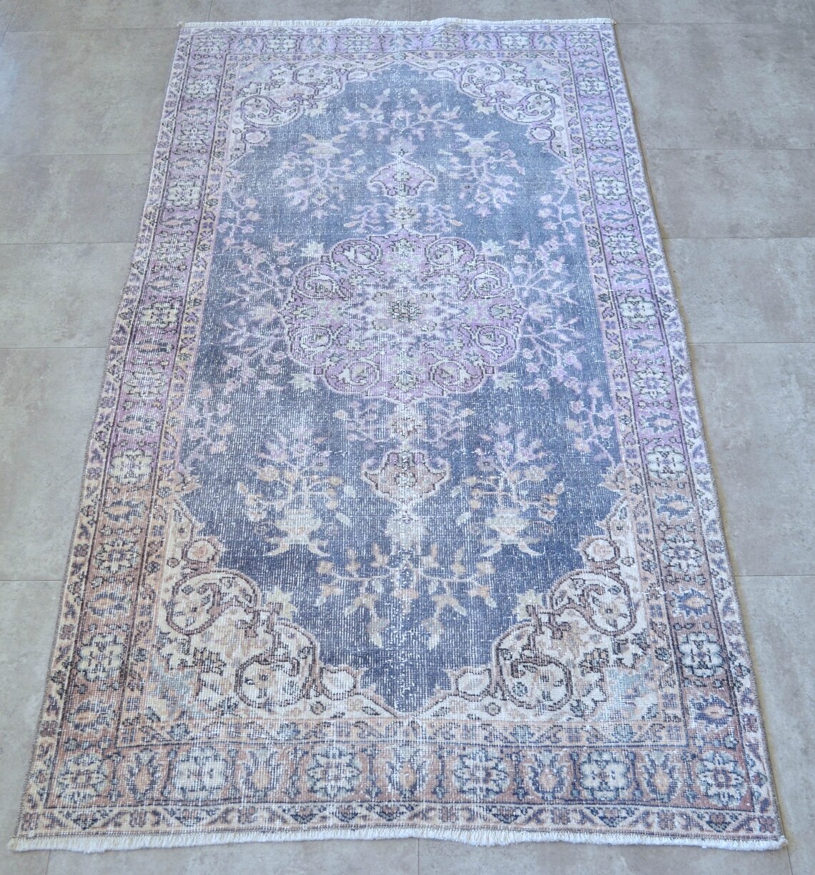 4x6 Rugs Muted Colors Distressed Rug Antique Fashion Handwoven Etsy