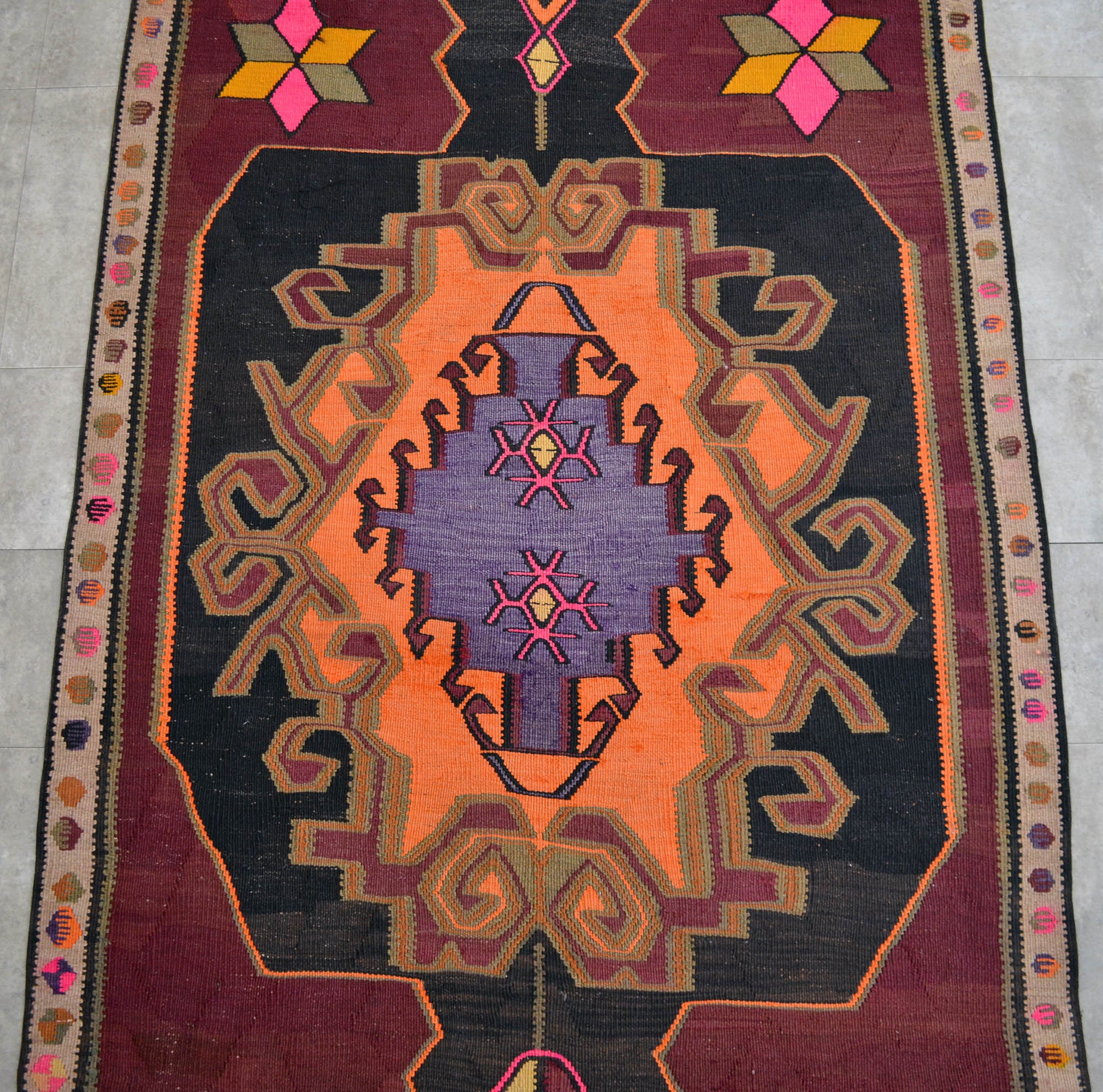 Turkish Runner Rug 4'8'' X 14'3'' Etsy UK