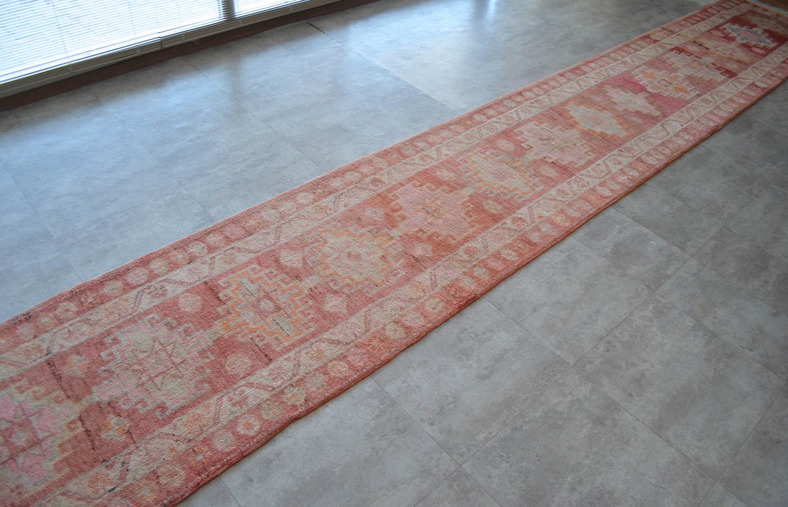 3x18 Ft Long Runner Hand Knotted Kurdish Runner Rug Vintage Etsy
