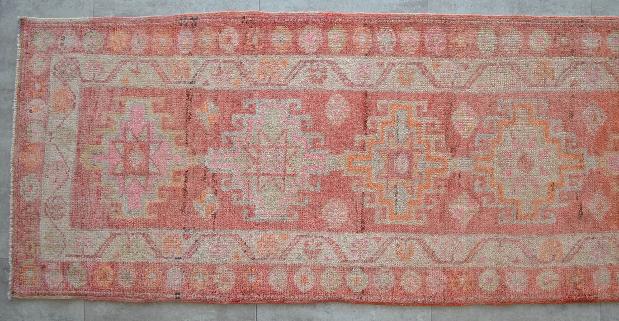 3x18 Ft Long Runner Hand Knotted Kurdish Runner Rug Vintage Etsy